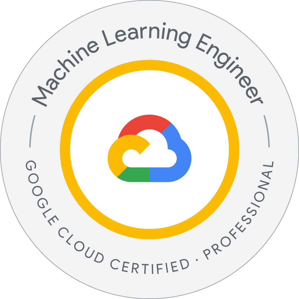 Certified Google Cloud Professional ML Engineer